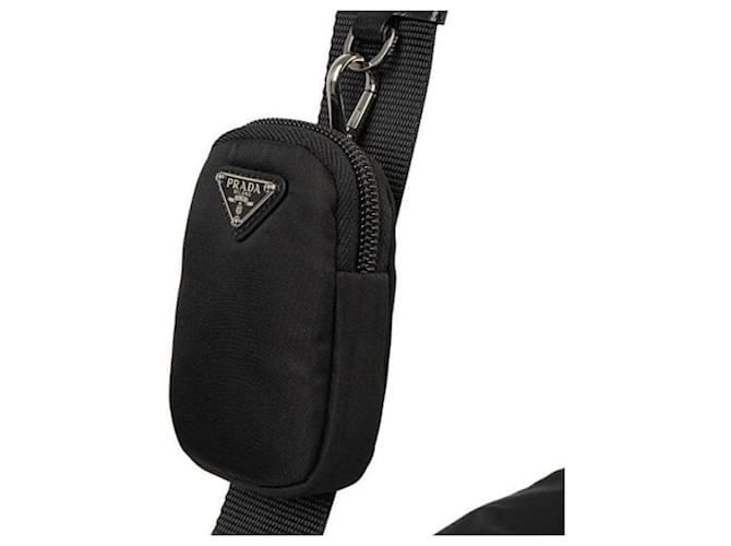 Prada Borsa a spalla Re-Nylon nera Nero - vista 15