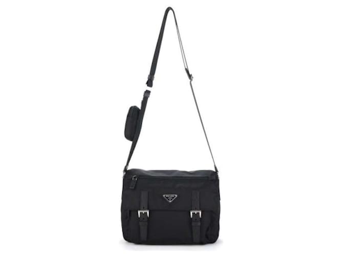 Prada Borsa a spalla Re-Nylon nera Nero - vista 3