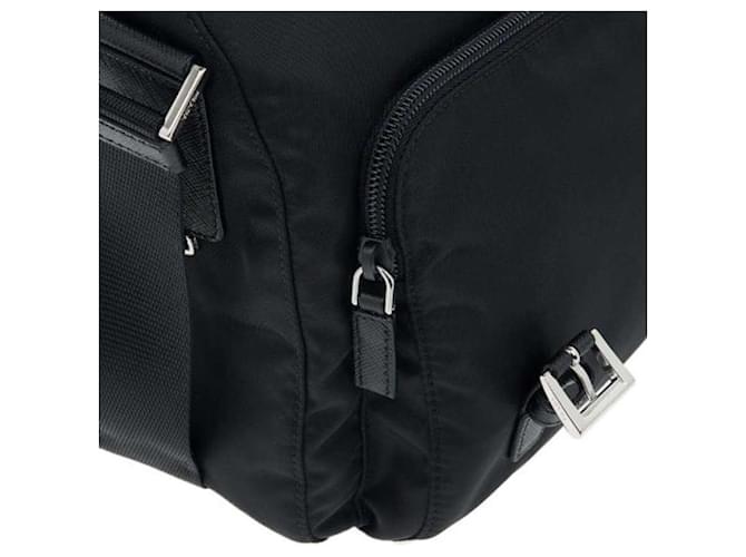 Prada Borsa a spalla Re-Nylon nera Nero - vista 7