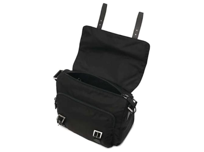 Prada Borsa a spalla Re-Nylon nera Nero - vista 9