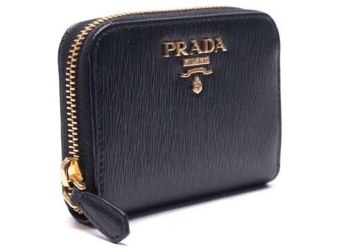 Prada Portafoglio Vitello Move Nero - vista 6