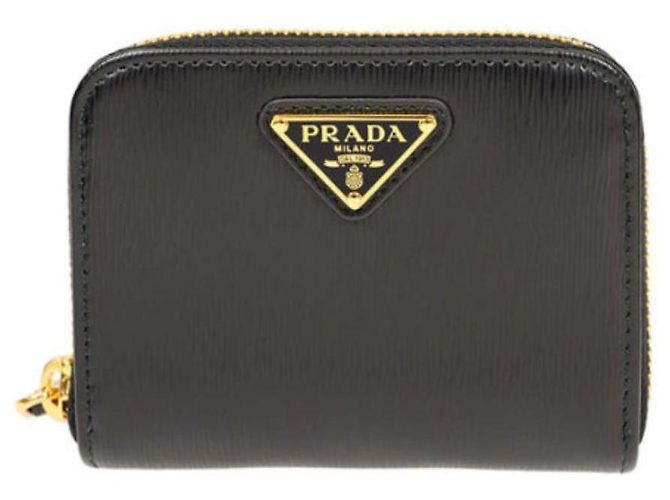Prada Porte-monnaie VITELLO MOVE Noir - vue 2