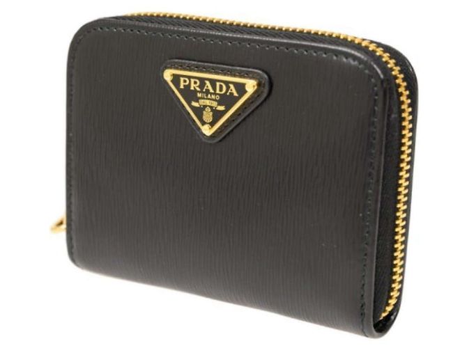 Prada Porte-monnaie VITELLO MOVE Noir - vue 4