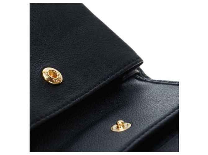 Prada Vitello Folding Wallet Black stamp: - view 5