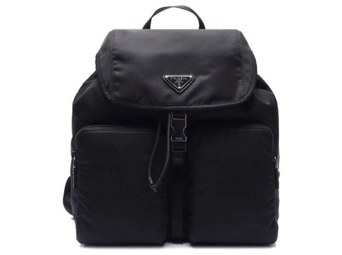 Prada Zaino con cordino Pocono Nero - vista 2