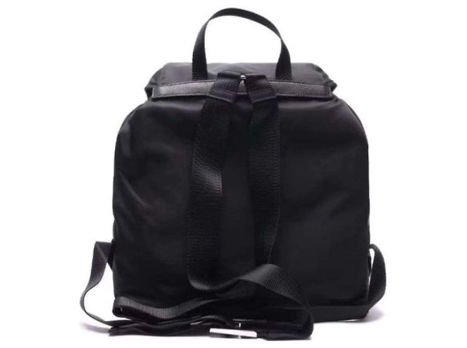 Prada Zaino con cordino Pocono Nero - vista 4