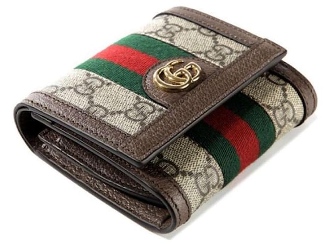 Gucci Cartera Ophidia Castaño - vista 10