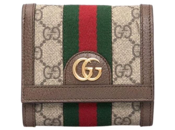 Gucci Cartera Ophidia Castaño - vista 2