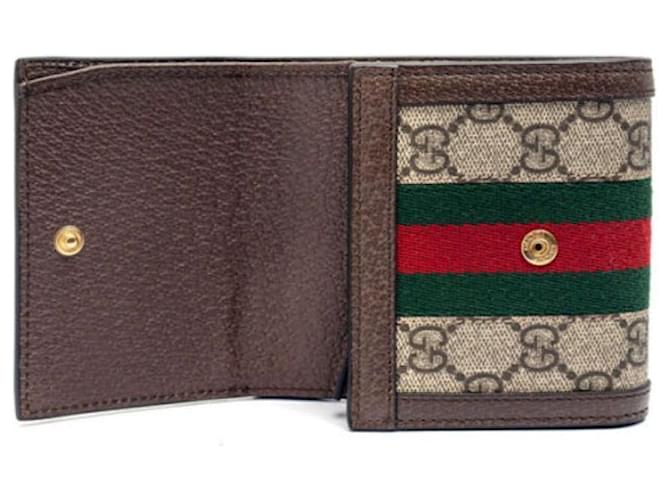 Gucci Cartera Ophidia Castaño - vista 4