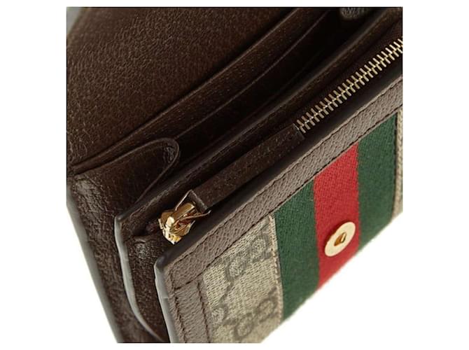 Gucci Cartera Ophidia Castaño - vista 5
