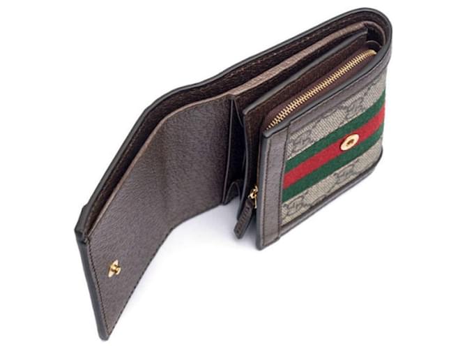 Gucci Cartera Ophidia Castaño - vista 8