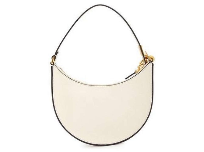Valentino Bolso de Hombro Logo RQR Marfil Blanco - vista 3