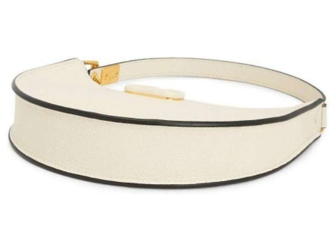Valentino Bolso de Hombro Logo RQR Marfil Blanco - vista 4