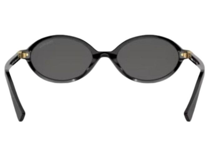 Miu Miu Occhiali da sole ovali neri Rigard Nero - vista 5