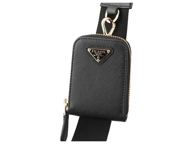 Prada Borsa a Spalla Logo Triangolo Riedizione Nera NZV Nero - vista 9