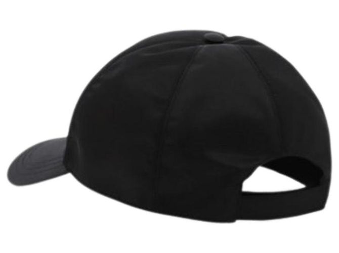 Prada Gorra de nylon con logo Negro - vista 4