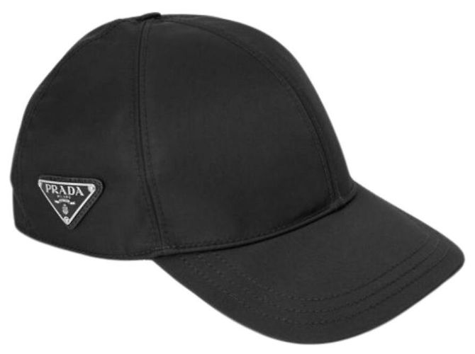 Prada Gorra de nylon con logo Negro - vista 5