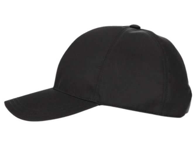 Prada Gorra de nylon con logo Negro - vista 7