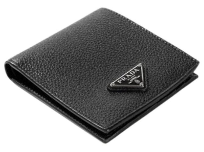 Prada Saffiano-Leder Geldbörse schwarz - Ansicht 3