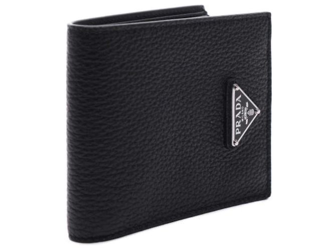 Prada Saffiano-Leder Geldbörse schwarz - Ansicht 8