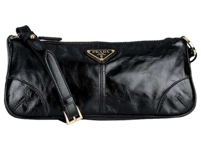 Prada Borsa a Spalla Media ReEdition Nero - vista 4
