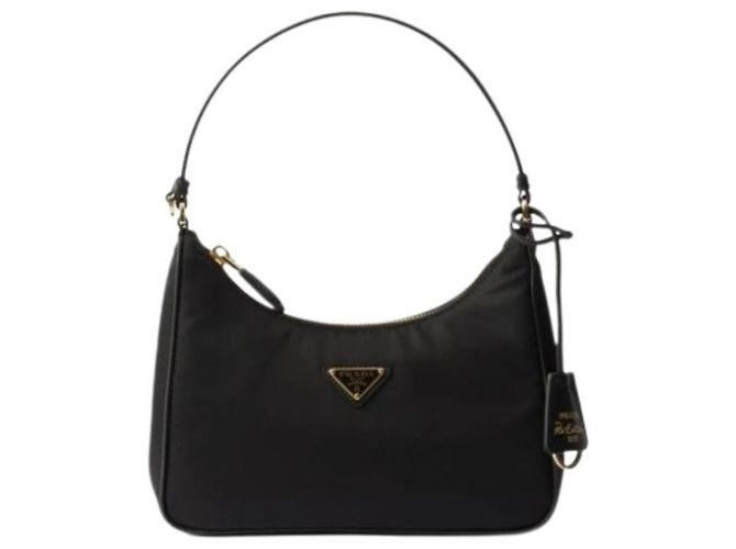 Prada Borsa Mini in Nylon Re-edizione Nero - vista 2