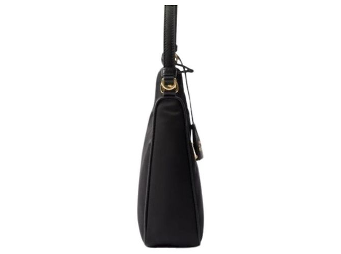 Prada Borsa Mini in Nylon Re-edizione Nero - vista 6