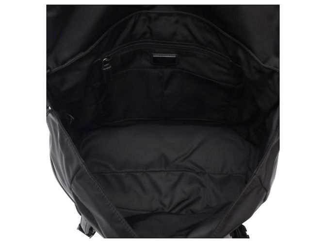 Prada Borsa a tracolla in nylon leggero Nero - vista 9