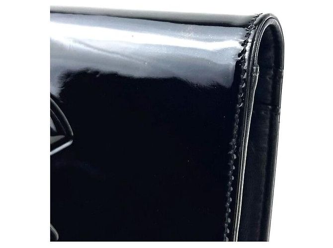 Chanel Camelia Makeup Palette Folded Wallet Long Wallet Black - view 9