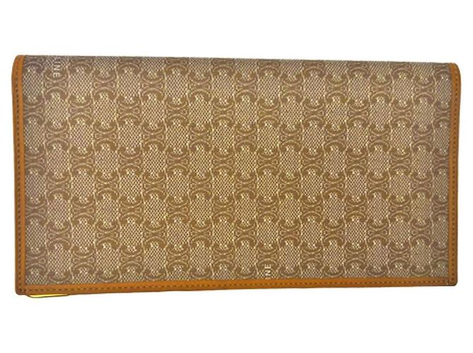 Céline CELNE Vintage Long Wallet Brown - view 5