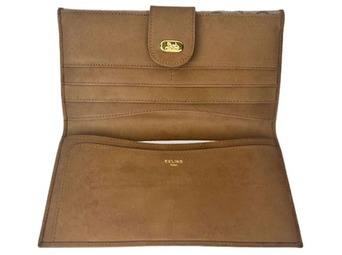 Céline CELNE Vintage Long Wallet Brown - view 6