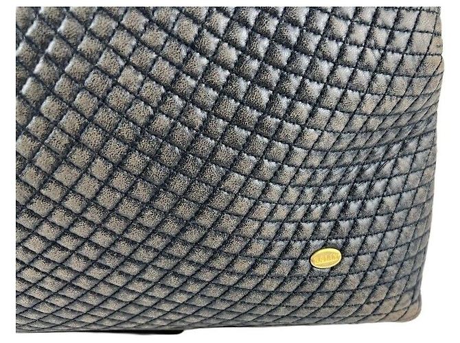 Bally Borsa a spalla in pelle trapuntata con frange e catena Marrone - vista 5