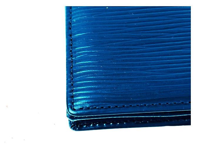 Louis Vuitton Epi Blue Münzbeutel Blau - Ansicht 4