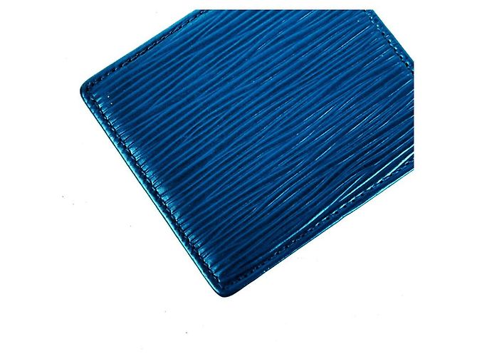 Louis Vuitton Epi Blue Münzbeutel Blau - Ansicht 5
