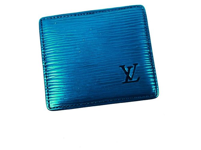 Louis Vuitton Epi Blue Münzbeutel Blau - Ansicht 6