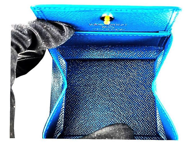 Louis Vuitton Epi Blue Münzbeutel Blau - Ansicht 8