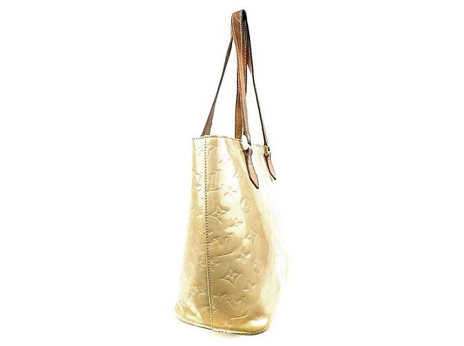 Louis Vuitton Borsa Tote Houston Gialla in Vernice Giallo - vista 2