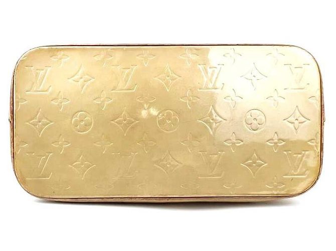 Louis Vuitton Borsa Tote Houston Gialla in Vernice Giallo - vista 4