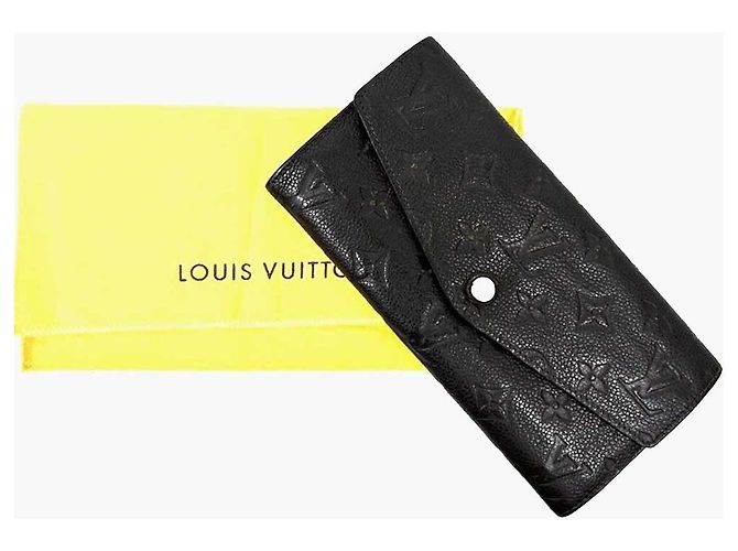 Sarah Louis Vuitton Portafoglio Lungo Monogram Sara Marrone Scuro - vista 5