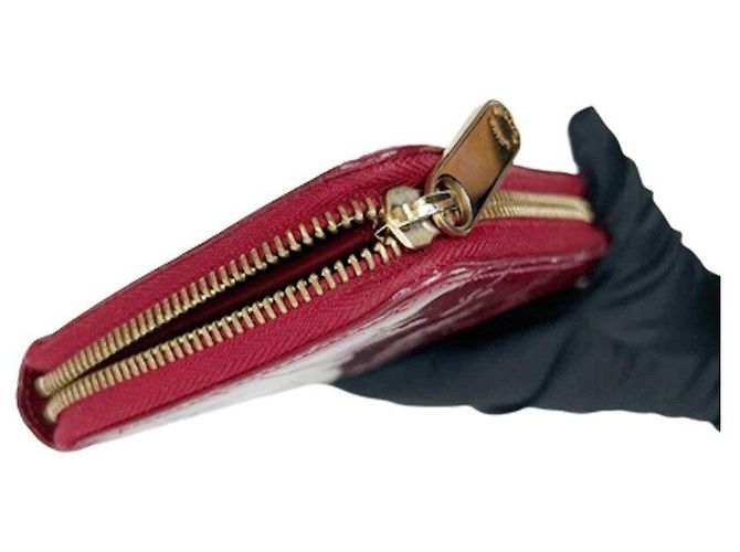 Louis Vuitton Cartera Larga Monogram Vernis Roja - vista 3