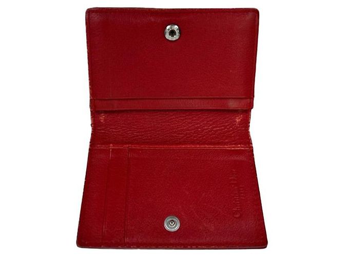 Dior Portafoglio Rosso Cannage per Donne - vista 5