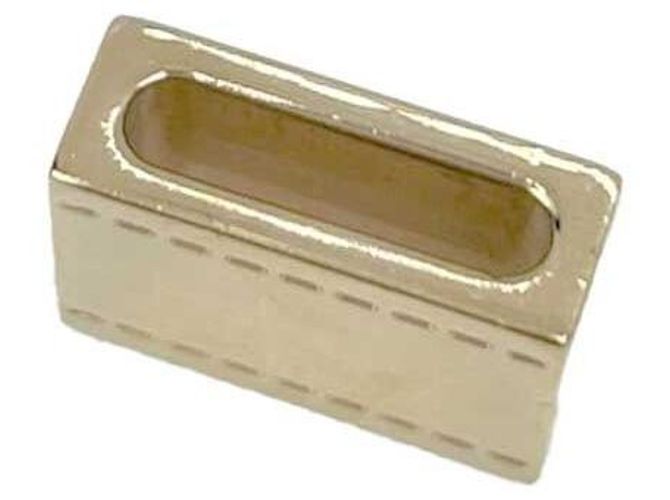 Hermès Cravatta a tracolla quadrata dorata con logo D'oro - vista 2