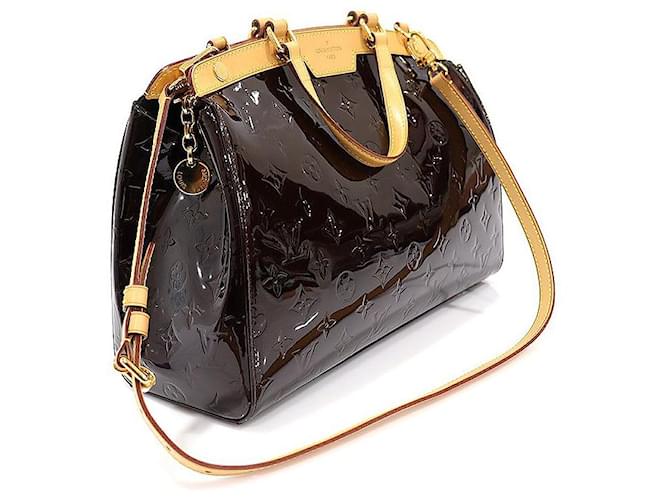 Louis Vuitton Monogram Vernis Amarante Brea MM Porpora - vista 2