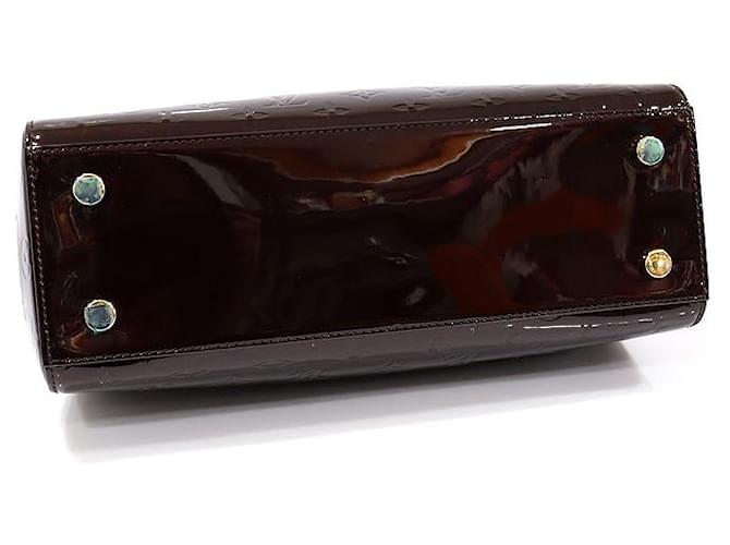Louis Vuitton Monogram Vernis Amarante Brea MM Porpora - vista 4