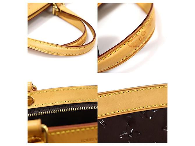 Louis Vuitton Monogram Vernis Amarante Brea MM Porpora - vista 6