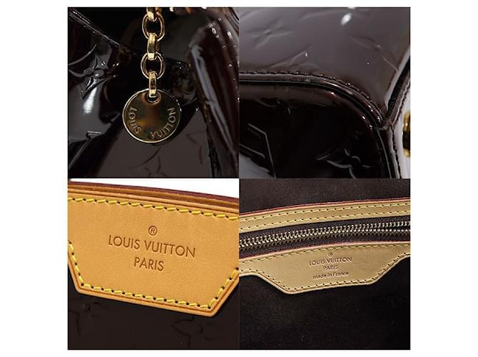Louis Vuitton Monogram Vernis Amarante Brea MM Porpora - vista 7
