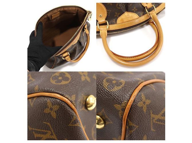 Louis Vuitton Tivoli PM Tote Bag aus Monogramm-Canvas Braun - Ansicht 6