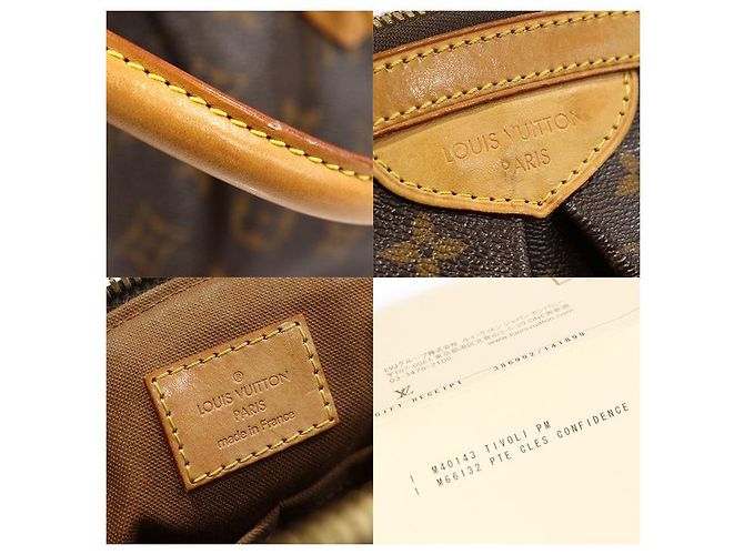 Louis Vuitton Tivoli PM Tote Bag aus Monogramm-Canvas Braun - Ansicht 7