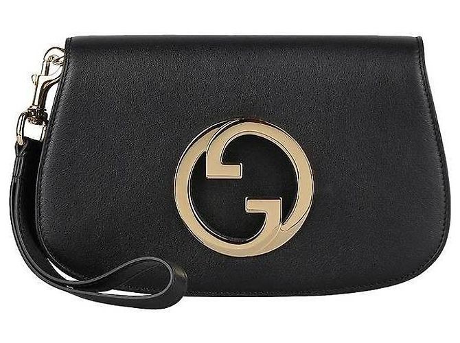 Gucci Mini borsa a mano Blondie GG Nero - vista 4