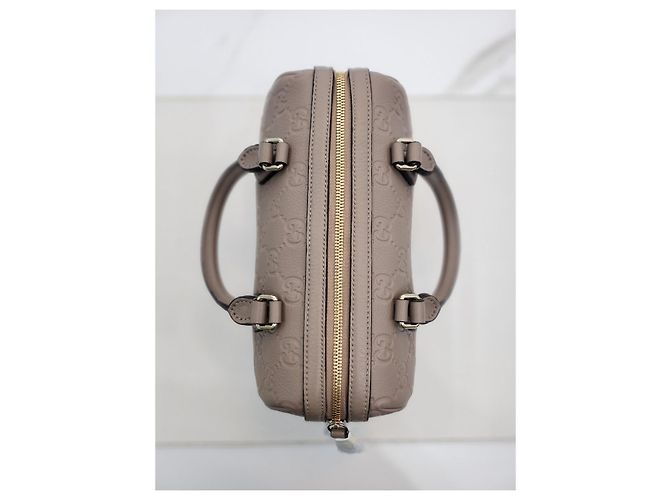 Gucci GG Emblem Kleine Handtasche mit Obergriff Braun - Ansicht 11